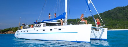 Turquoise catamaran, sailing and diving cruises in Seychelles