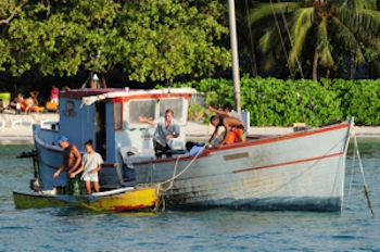 Fishing boat in Madagascar