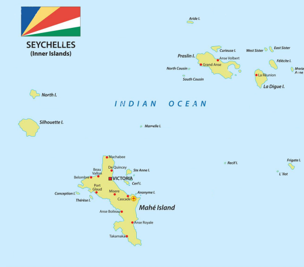Day-Charter Cruises in the Seychelles between Mahé, Praslin, La Digue, Curieuse, Silhouette
